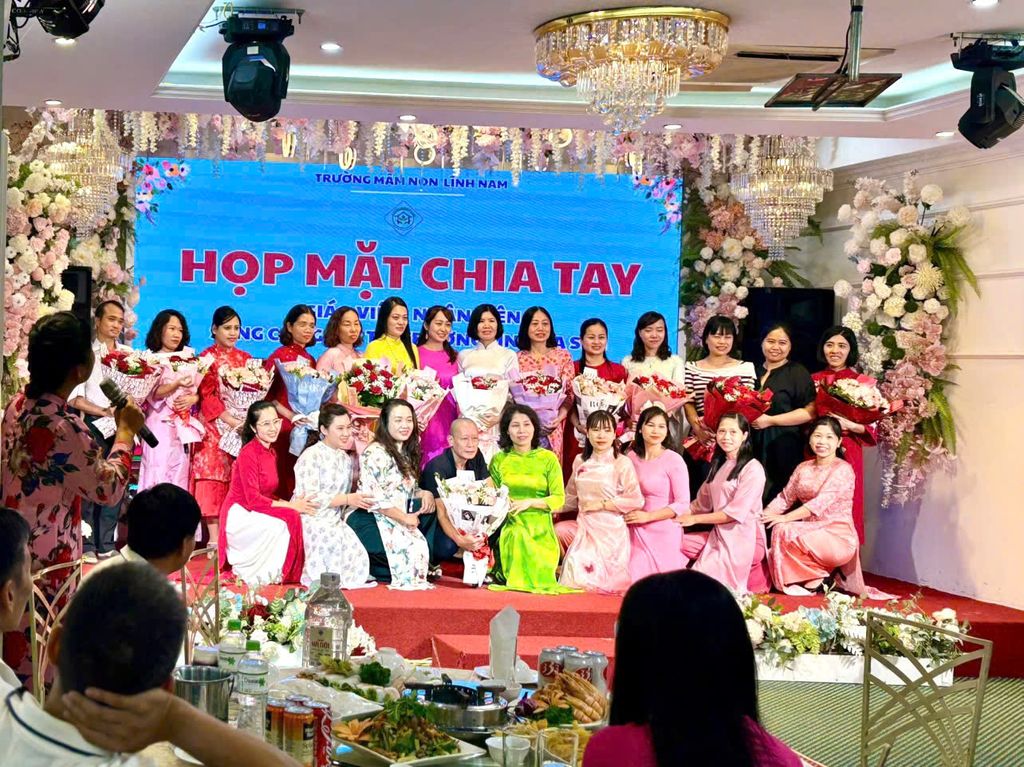HỌP MẶT TRƯỜNG MẦM NON LĨNH NAM