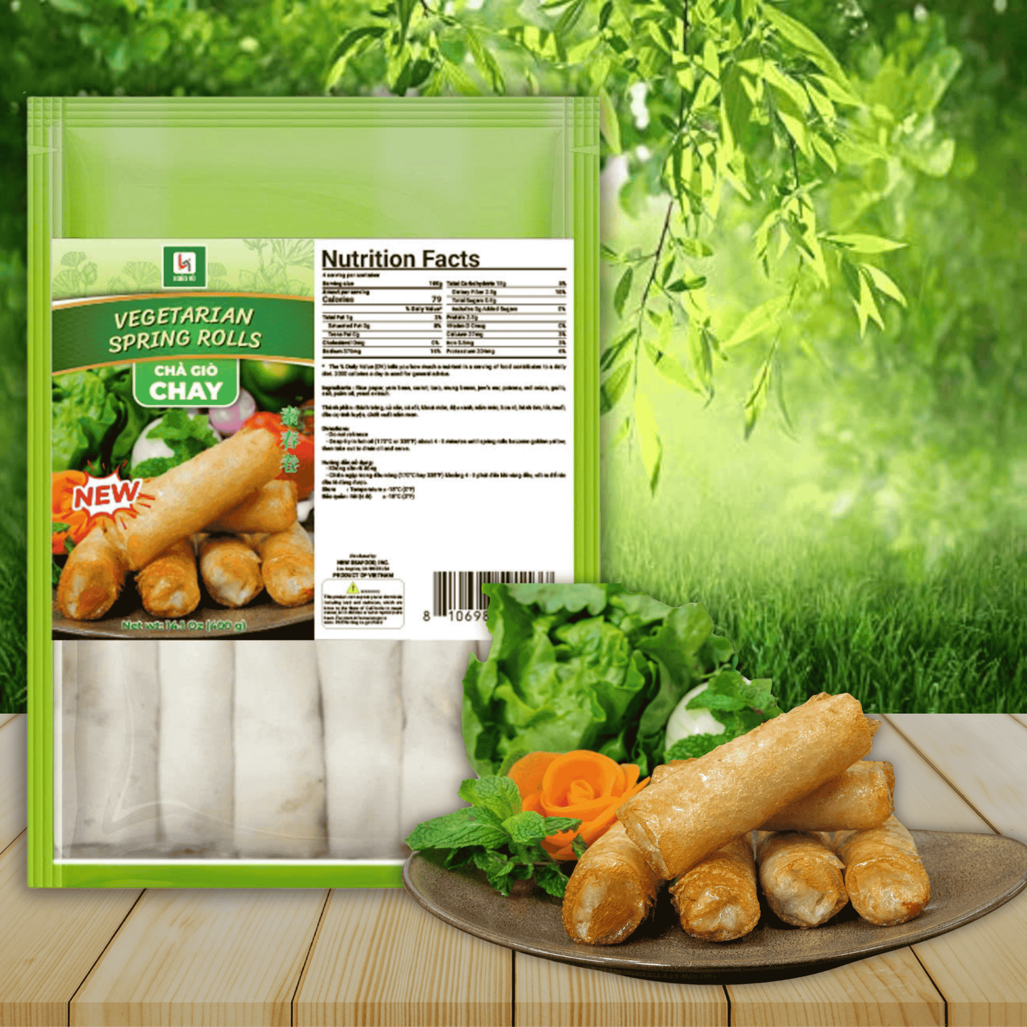 Chả Giò Chay | Gói 400g