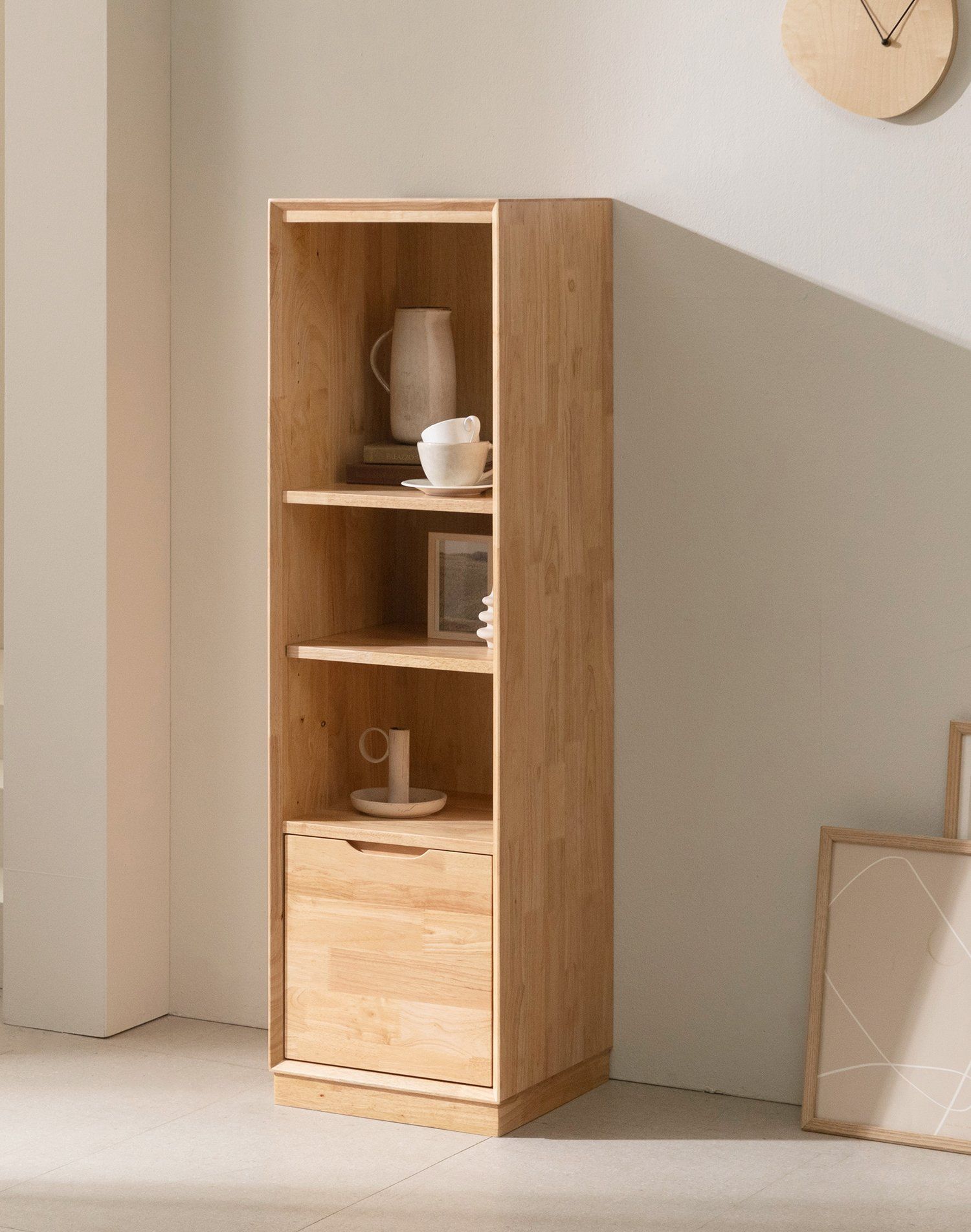 TỦ ĐỨNG LƯU TRỮ ĐỒ ĐA NĂNG BẰNG GỖ NGUYÊN KHỐI HOLZ STANDING WOODEN SHELF