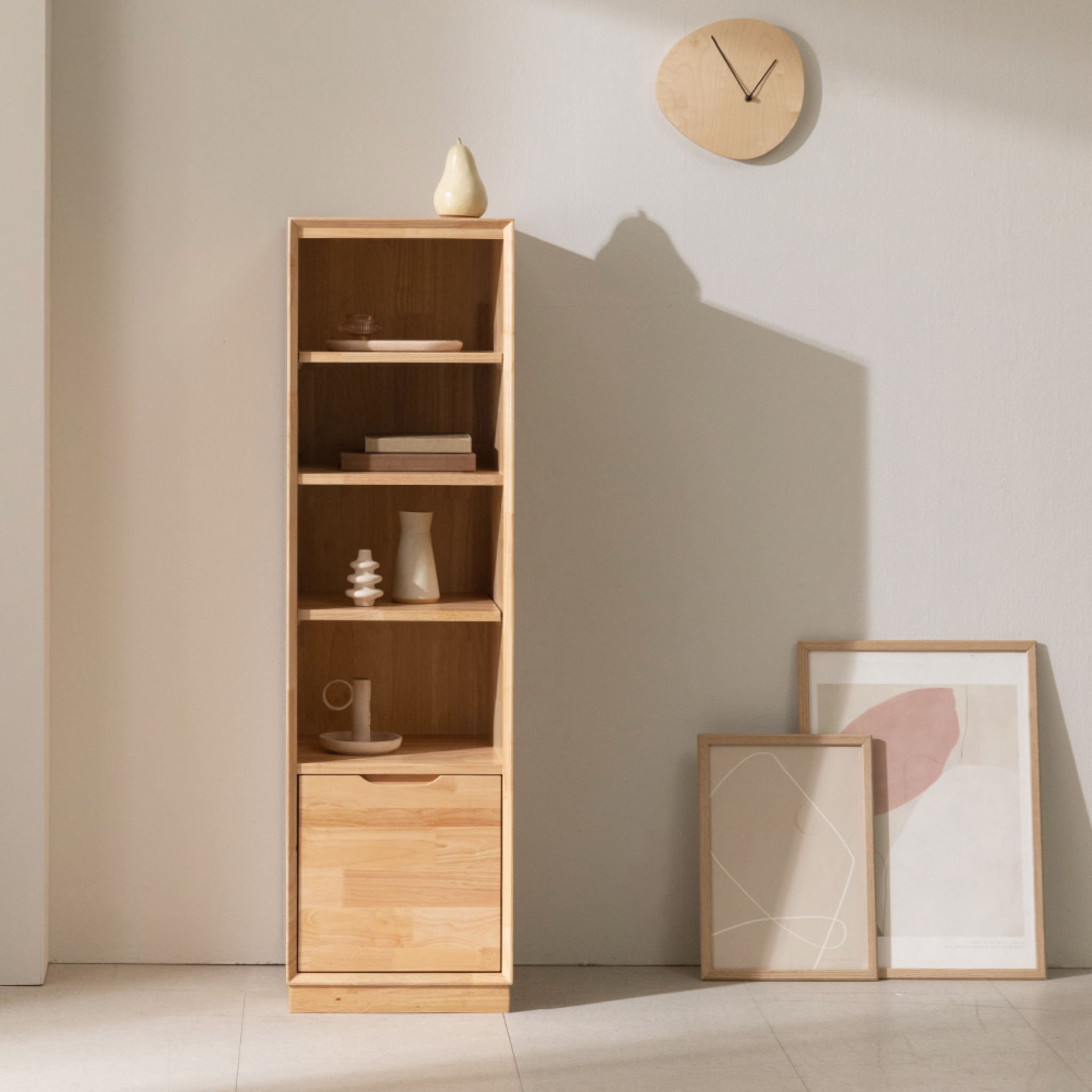 TỦ ĐỨNG LƯU TRỮ ĐỒ ĐA NĂNG BẰNG GỖ NGUYÊN KHỐI HOLZ STANDING WOODEN SHELF