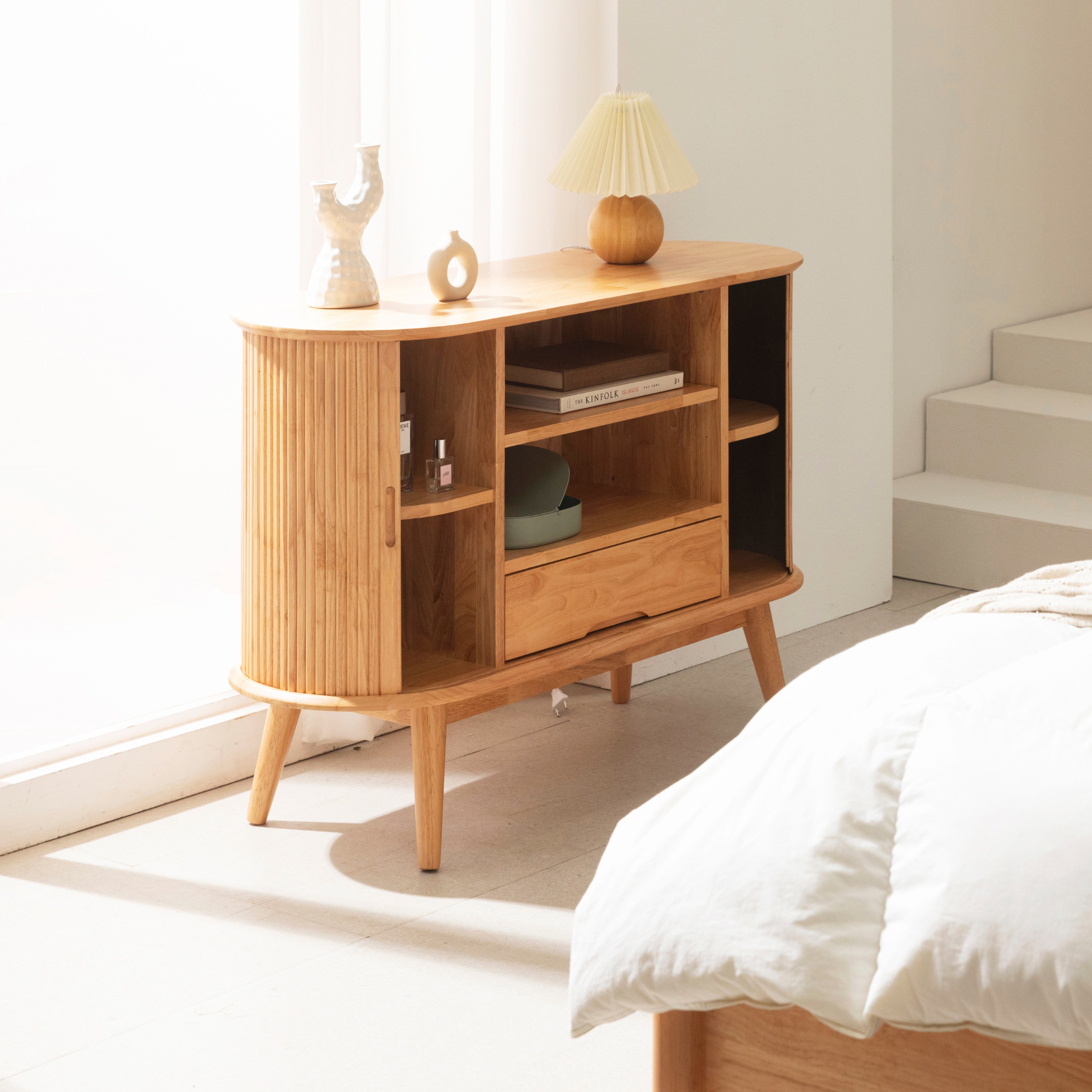 TỦ LƯU TRỮ ĐỒ ĐA NĂNG BẰNG GỖ NGUYÊN KHỐI ROA CONSOLE