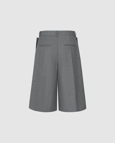 URBAN REVIVO - Quần short nữ ống rộng thanh lịch