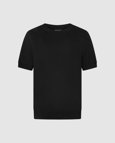 URBAN REVIVO - Áo dệt kim nam cổ tròn tay ngắn