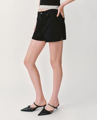 URBAN REVIVO - Quần short jeans nữ hiện đại
