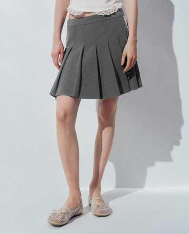 URBAN REVIVO - Chân váy xếp li mini Pleated