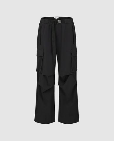 URBAN REVIVO - Quần nam ống rộng phối túi hộp