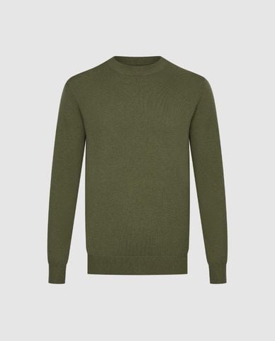 URBAN REVIVO - Áo dệt kim nam cổ tròn tay dài