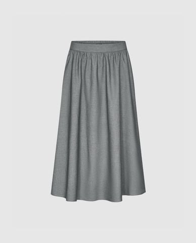 URBAN REVIVO - Chân váy chữ A midi lưng thun