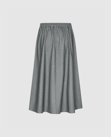 URBAN REVIVO - Chân váy chữ A midi lưng thun