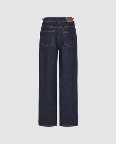 Urban Revivo - Quần jeans nữ ống đứng lưng cao