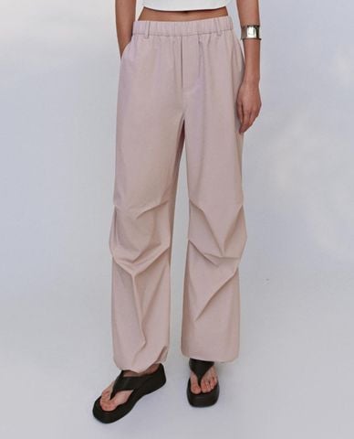 URBAN REVIVO - Quần unisex ống rộng lưng thun