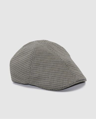 URBAN REVIVO - Nón beret nam họa tiết caro