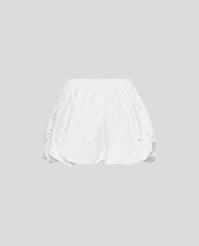 URBAN REVIVO - Chân váy chữ A mini dáng phồng