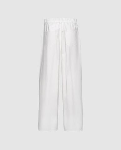 URBAN REVIVO - Quần nữ ống rộng phối dây nơ