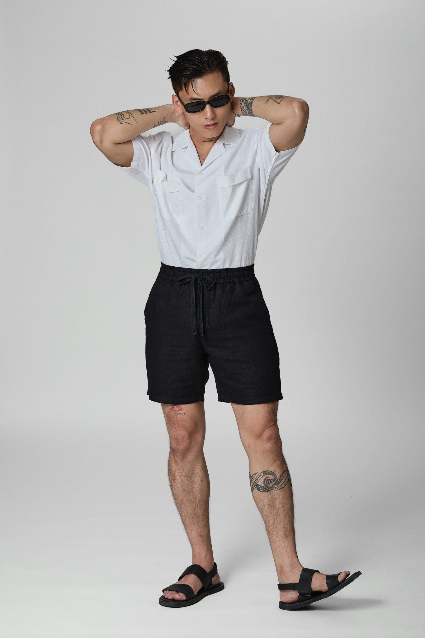 Quần linen ngắn