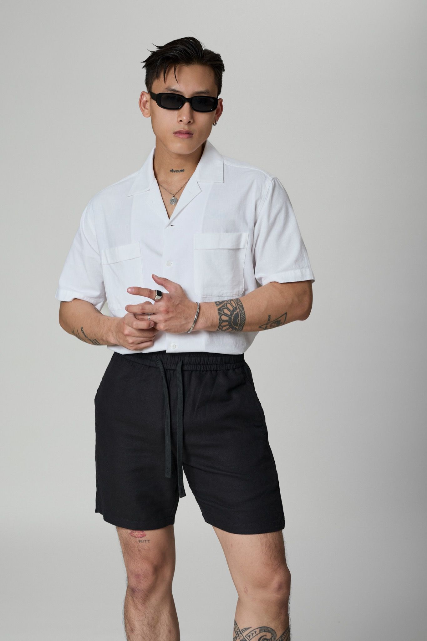 Quần linen ngắn