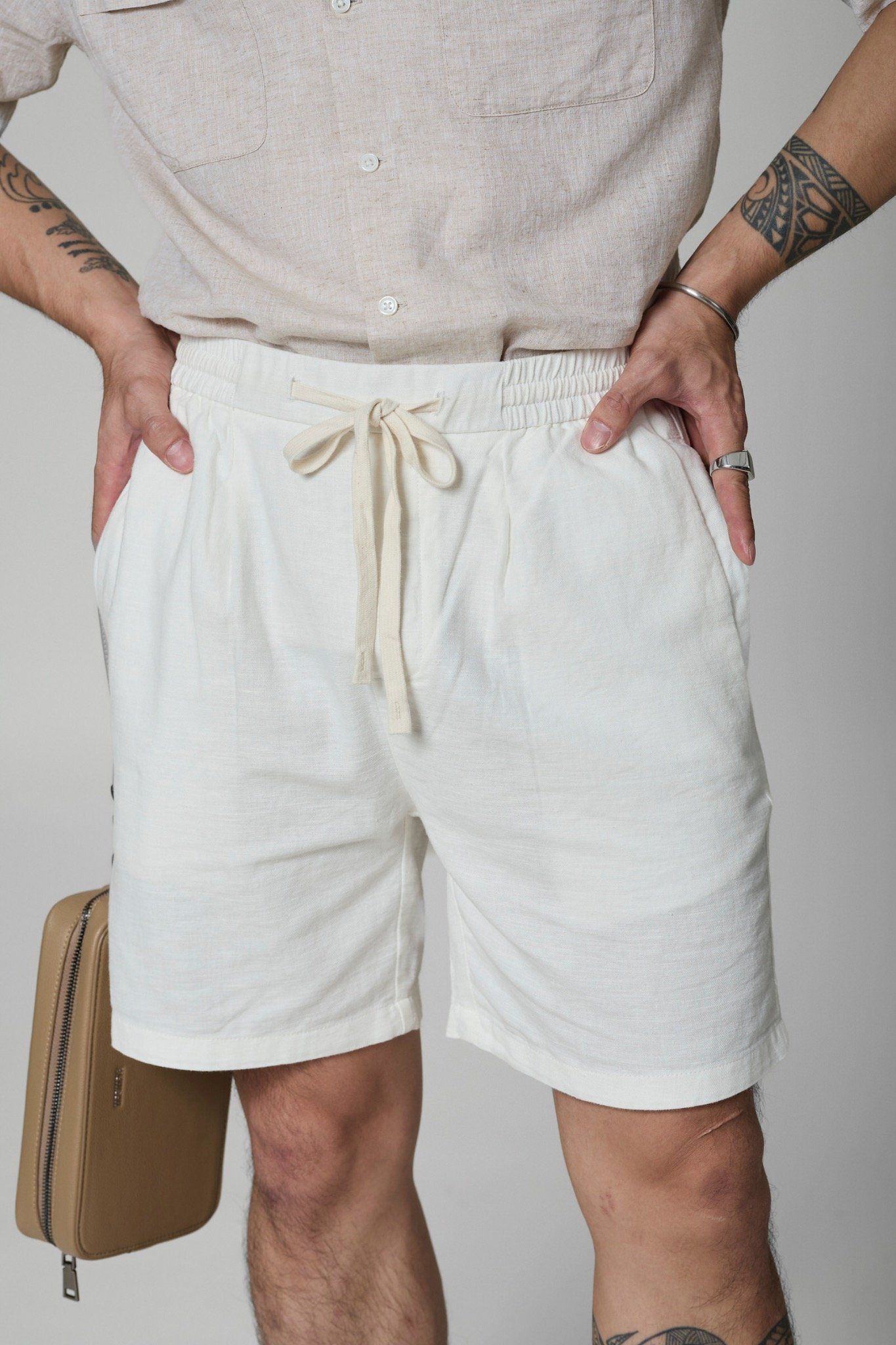 Quần linen ngắn
