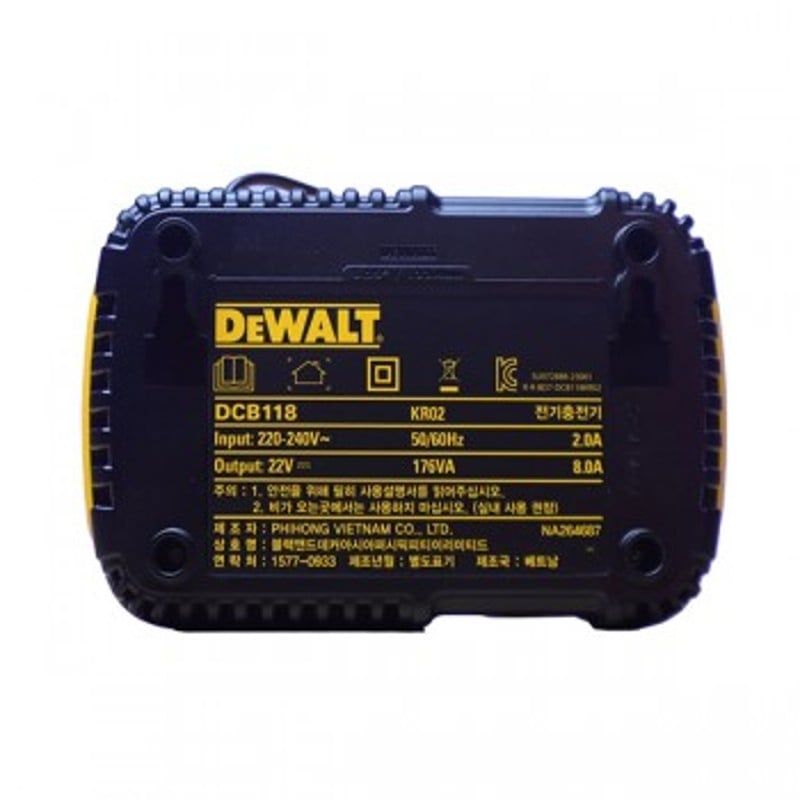 Bộ Sạc Pin Đa Năng DeWALT DCB118-KR (18V/54V )