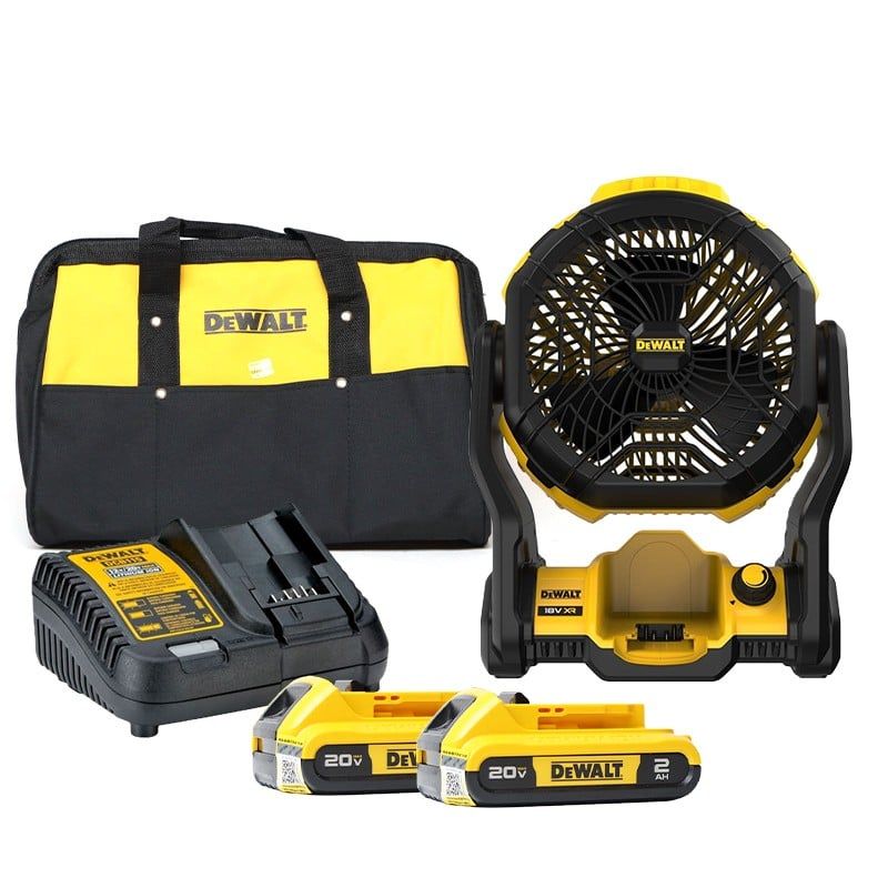 Quạt Dùng Pin 20V Dewalt DCE512D2 (2 Pin 2.0Ah)
