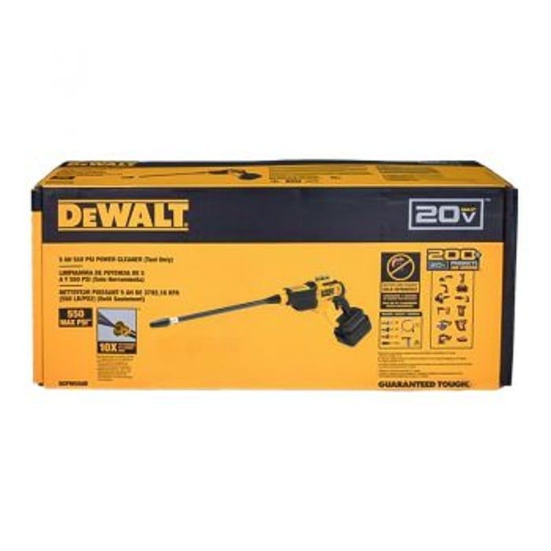 Máy Rửa Xe Cầm Tay Dùng Pin 20V Max Dewalt DCPW550B (chưa Pin & Sạc)