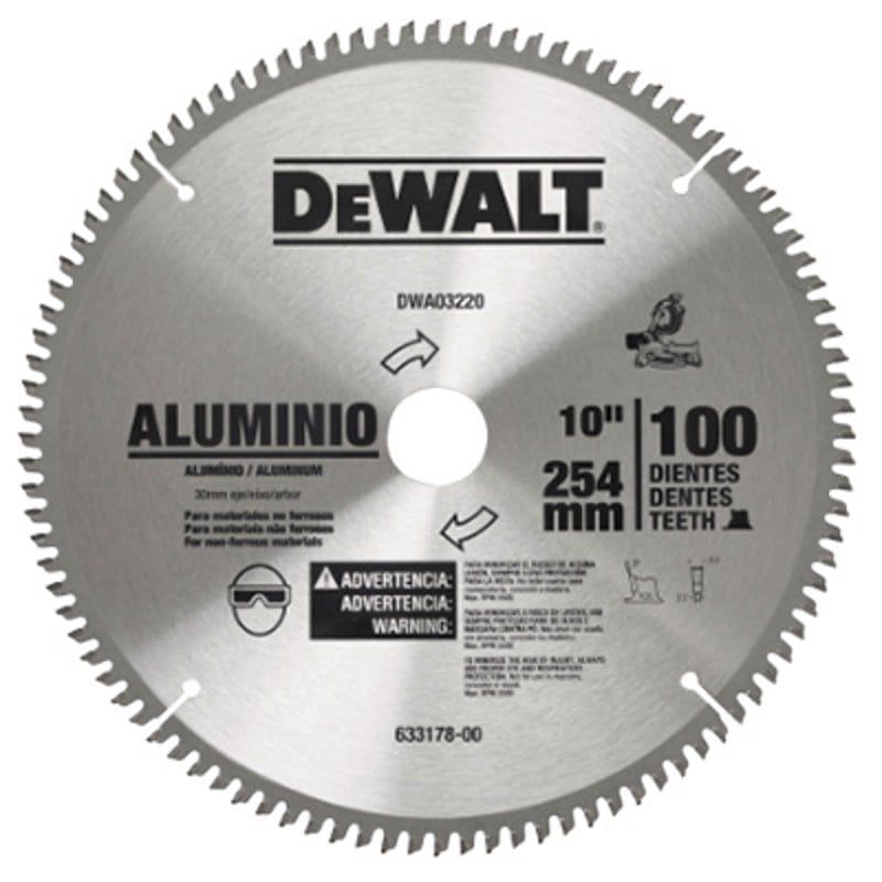 100T Lưỡi Cắt Nhôm 255mm Dewalt DWA03220-B1