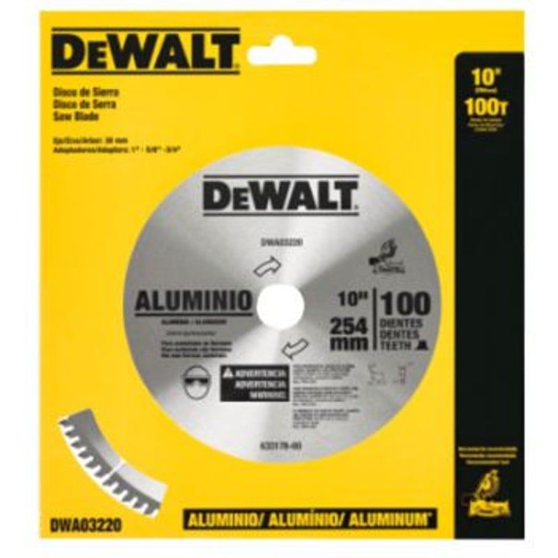 100T Lưỡi Cắt Nhôm 255mm Dewalt DWA03220-B1