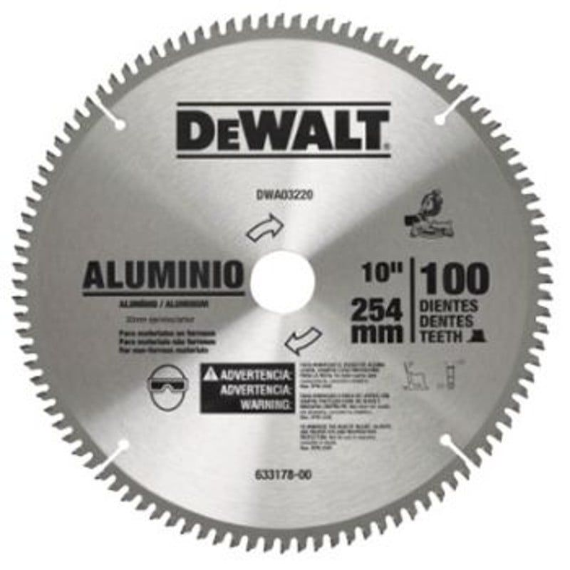 100T Lưỡi Cắt Nhôm 255mm Dewalt DWA03220-B1