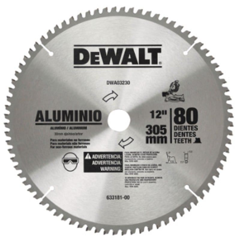 80T Lưỡi Cắt Nhôm Gỗ 305mm Dewalt DWA03230-B1