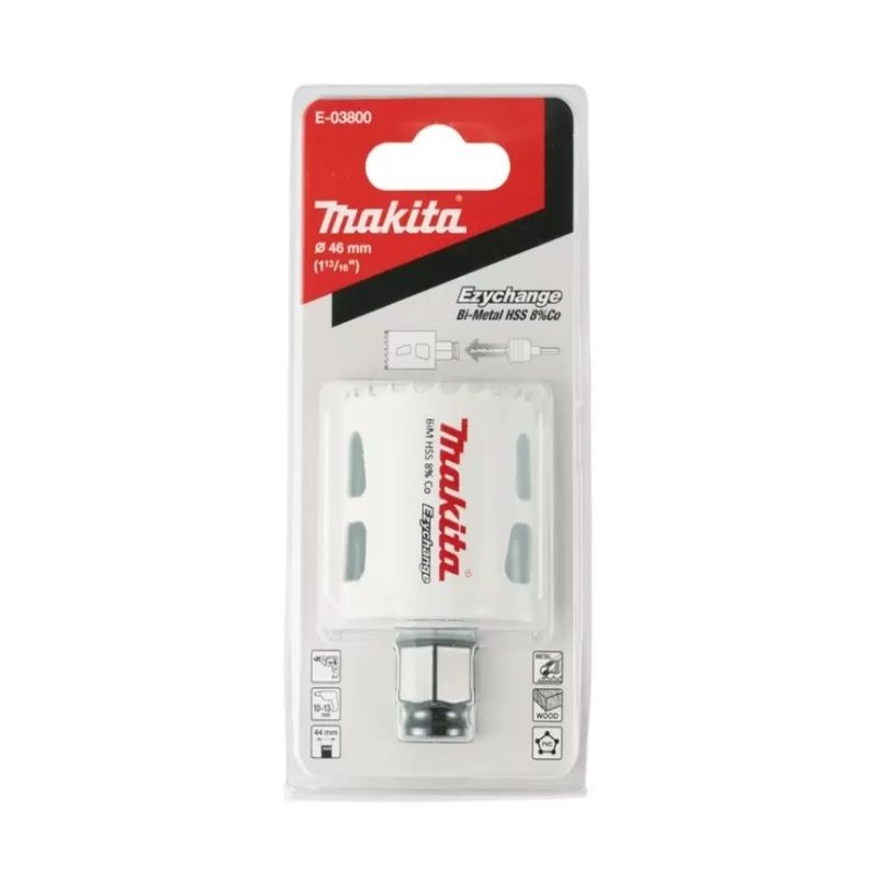 Mũi Khoét Makita E-03800 HSS 8%Co 46x44mm – Bền Bỉ, Chính Hãng, Giá Tốt