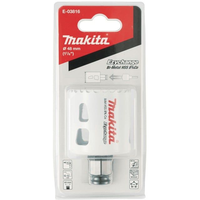 Makita E-03816 Mũi Khoét HSS 8%Co 48x44mm – Chính Hãng, Giá Rẻ, Hiệu Suất Cao