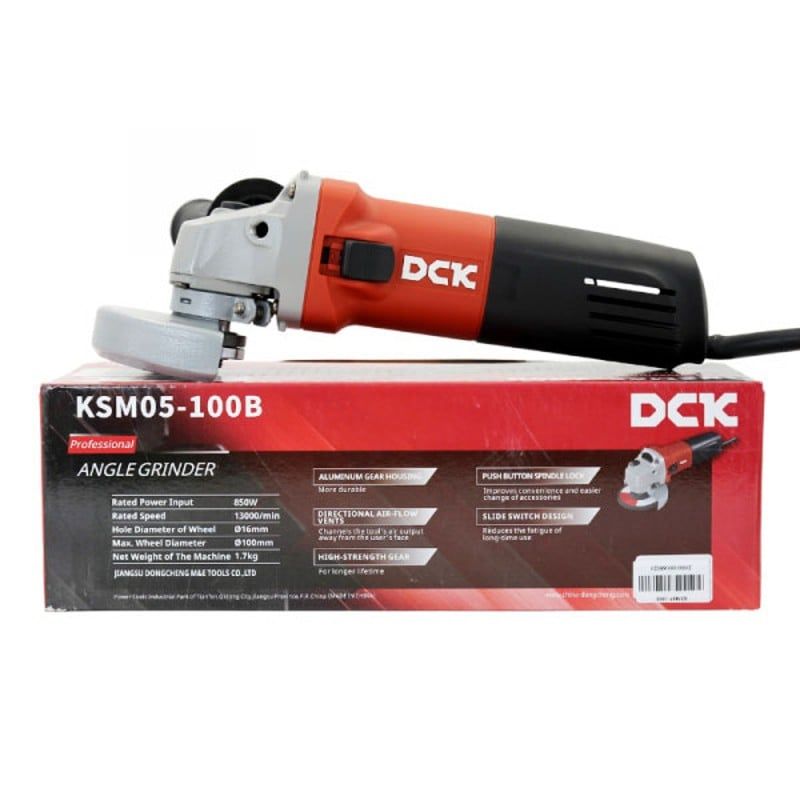 Máy Mài Góc 850W DCK KSM05-100B (công Tắc Hông)