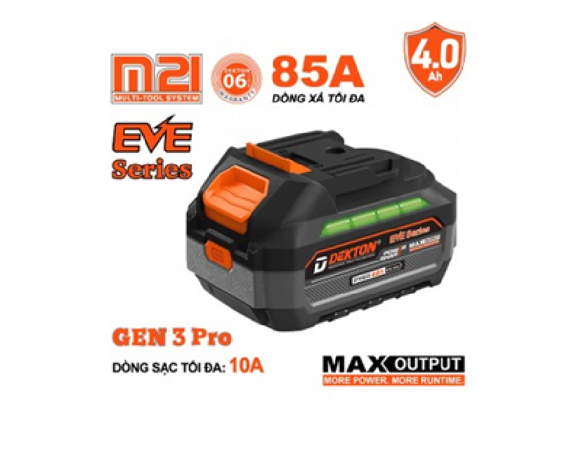 Pin 21V 4.0Ah Dekton M21-B4015PRO