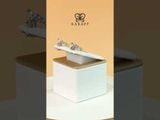 Khuyên Tai Karaff Serene Gold - Trang Sức Bạc 925 Mạ Vàng Trắng Đá Vàng Nạm Đá Vàng Thắt Nơ