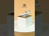 Khuyên Tai Karaff Elysia Lumi - Trang Sức Bạc 925 Mạ Vàng Trắng