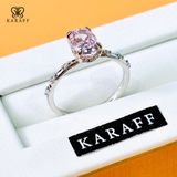 Nhẫn Karaff Lotus Lume - Trang Sức Bạc 925 Mạ Vàng Trắng