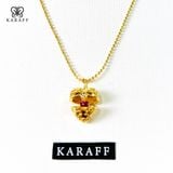 Dây Chuyền Karaff Verita Ros- Trang Sức Bạc 925 Mạ Vàng 24K
