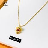 Dây Chuyền Karaff Verita Ros- Trang Sức Bạc 925 Mạ Vàng 24K