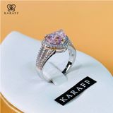 Nhẫn Karaff Adore Core - Trang Sức Bạc 925 Mạ Vàng Trắng