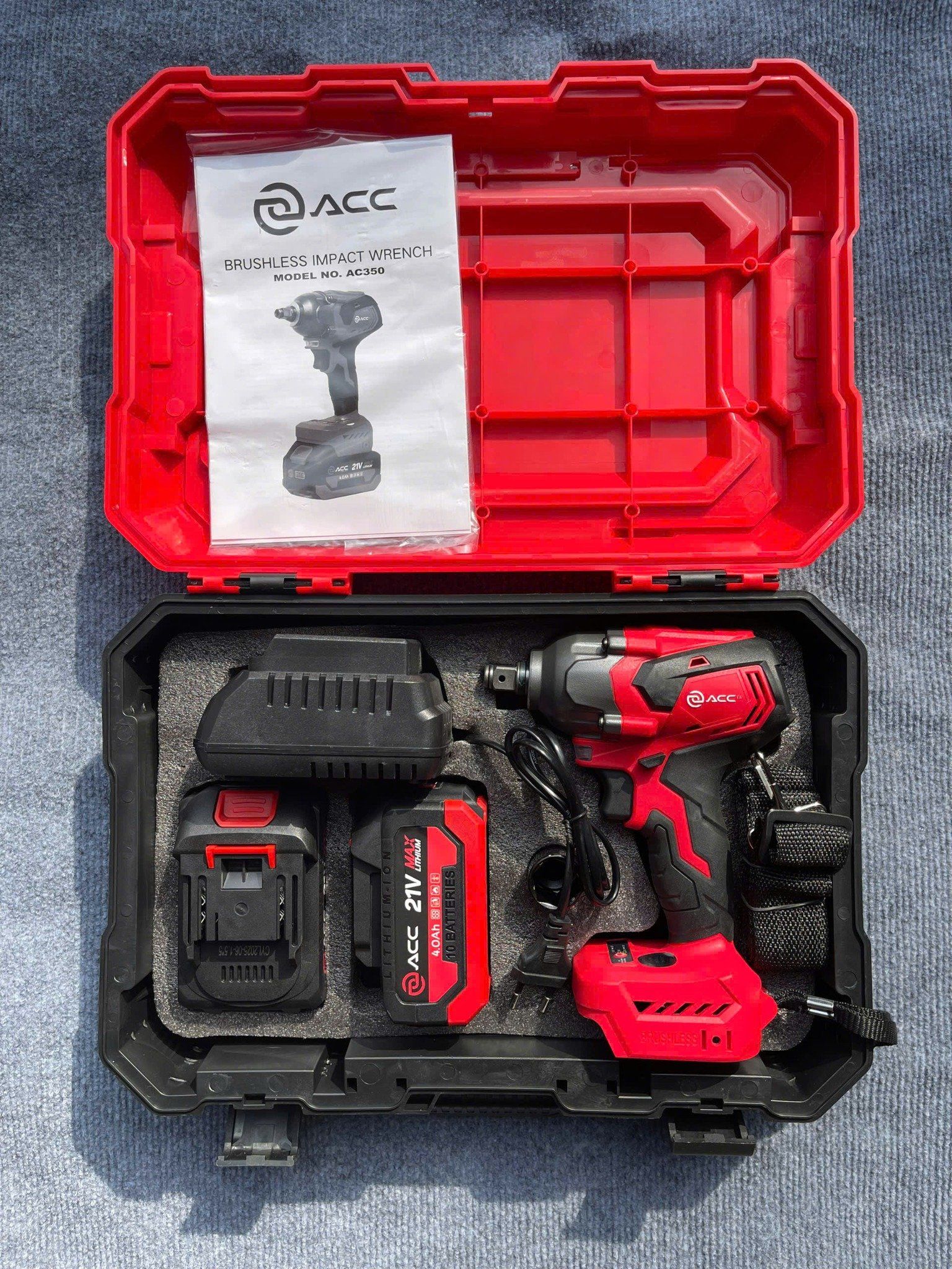 Súng siết ốc pin đầu 1/2 ACC