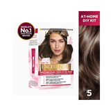 Thuốc Nhuộm Tóc Phủ Bạc L'Oreal Excellence Crème 172ml #5 Natural Light Brown - Nâu Hạt Dẻ