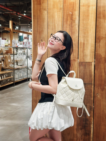 Balo Nắp Gập Ô Trám Nova Size 25