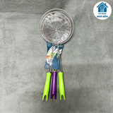 Chao vòng inox ăn lẩu loại sâu size 13, 15, 17 cm (vợt ăn lẩu sâu)
