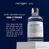Nước Cân Bằng Cấp Ẩm Đa Tầng CELL:29 Gen-3 Toner 150ml