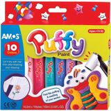 Vỉ 10 bút màu sơn AMOS PAINT FUFFY10, 5ml/10 P PACK (10/8) PUP10P10