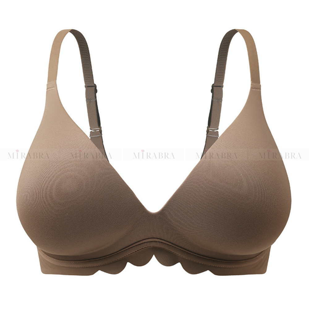 Áo lót nâng ngực viền V sâu, đệm 6cm, sóng ngực - ML08