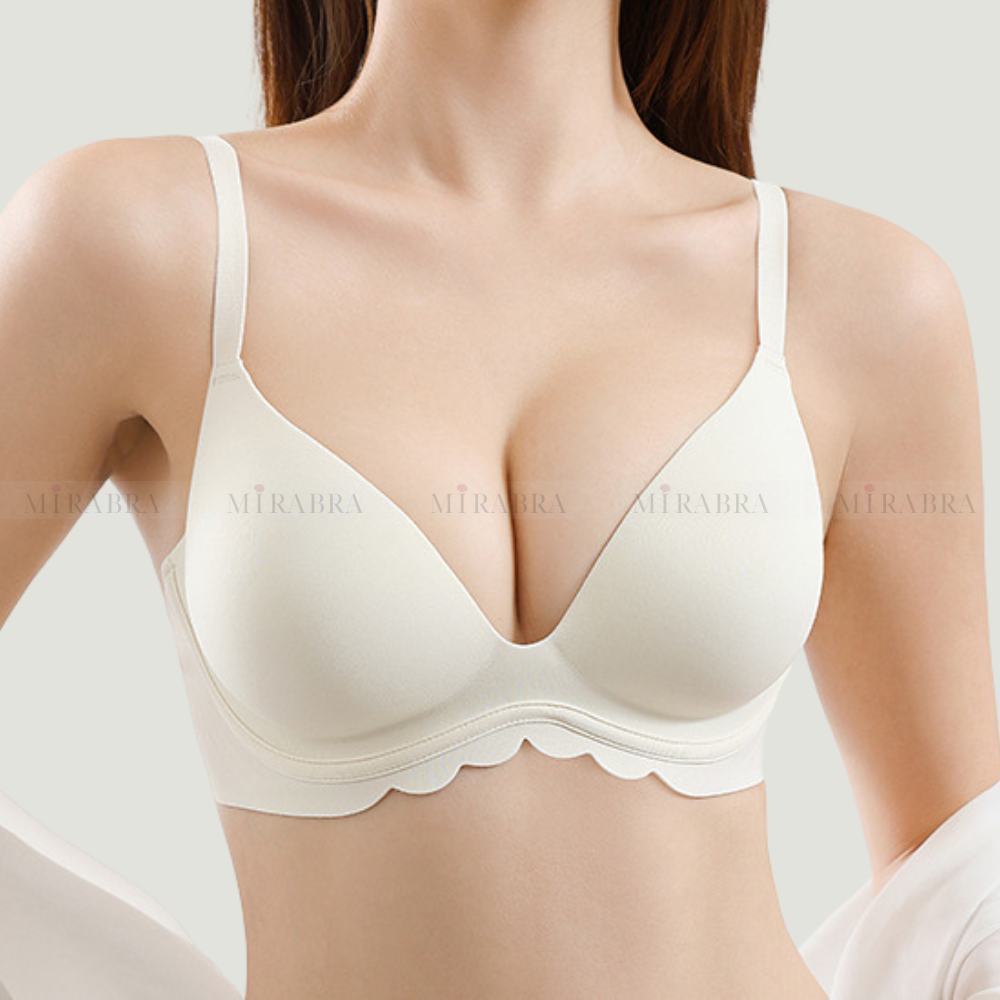 Áo lót nâng ngực viền V sâu, đệm 6cm, sóng ngực - ML08