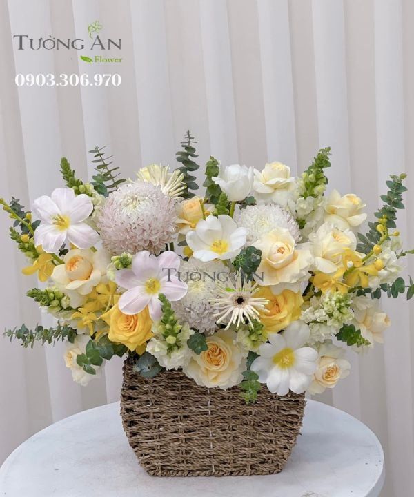 Giỏ Hoa Nắng Nhẹ - MM175