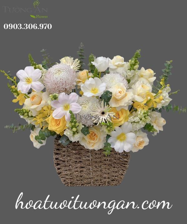 Giỏ Hoa Nắng Nhẹ - MM175