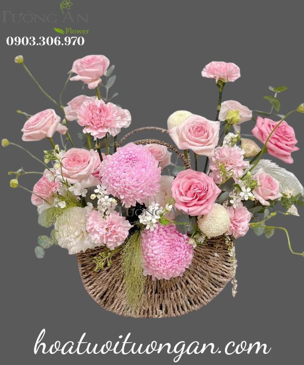 Giỏ Hoa Ngọt Ngào - MM188