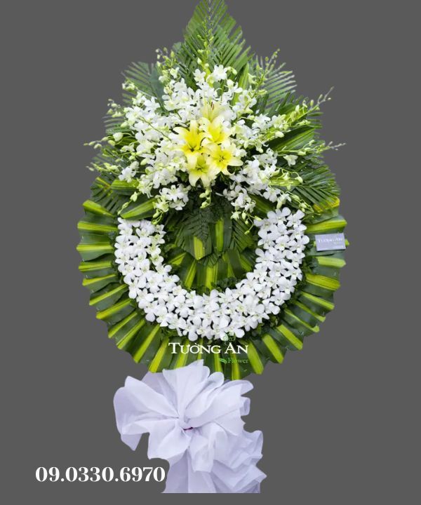 Vòng Hoa Chia Buồn Tang Gia - B282